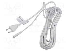 LogiLink Cable de alimentación CEE 7/16 a IEC C7, 7,5 m, blanco