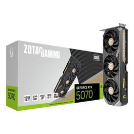 Zotac GeForce RTX 5070 12GB GDDR7 Tarjeta Gráfica - 3 Ventiladores IceStorm 2.0, PCIe 5.0, 3x DisplayPort 2.1b, HDMI 2.1b, NVIDIA G-SYNC, Iluminación RGB