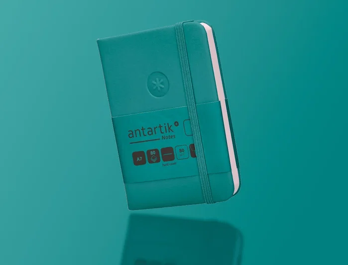Antartik Cuaderno Antartik Notes Tapa Dura Verde Aguamarina A7