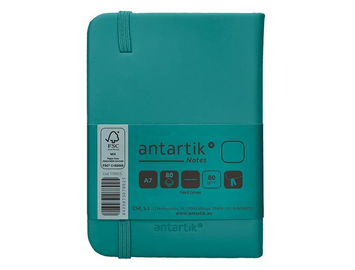Antartik Cuaderno Antartik Notes Tapa Dura Verde Aguamarina A7