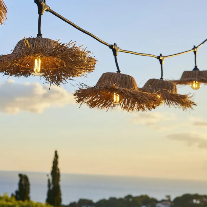 Lumisky TAHITI Guirnalda de Luces Exteriores Conectable, 7 Bombillas LED de Filamento E27 Blanco Cálido, 6 Metros - LUM3666162005795 Lumisky TAHITI Guirnalda de Luces Exteriores Conectable, 7 Bombillas LED de Filamento E27 Blanco Cálido, 6 Metros - LUM3666162005795