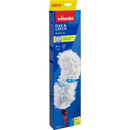 Vileda Flex & Catch Kit con mango extensible y 1 repuesto