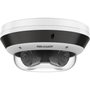 Hikvision Cámara de Seguridad IP Panorámica 360 Grados, 4 Sensores 5MP, 2.8-8mm, IR 30m, WDR, IK10, IP67, Audio y Alarma, Detección de Personas y Vehículos