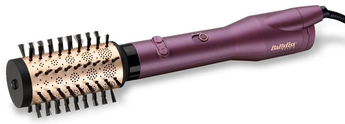 BaByliss Rotating Hot Air Brush AS950E Big Hair Dual Púrpura BaByliss Rotating Hot Air Brush AS950E Big Hair Dual Púrpura