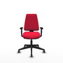PIQUERAS Y CRESPO Silla de oficina Elche Rojo con Brazos 1D