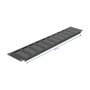 DeLOCK Panel de relleno para rack de 19 pulg. con ventilación 2U negro