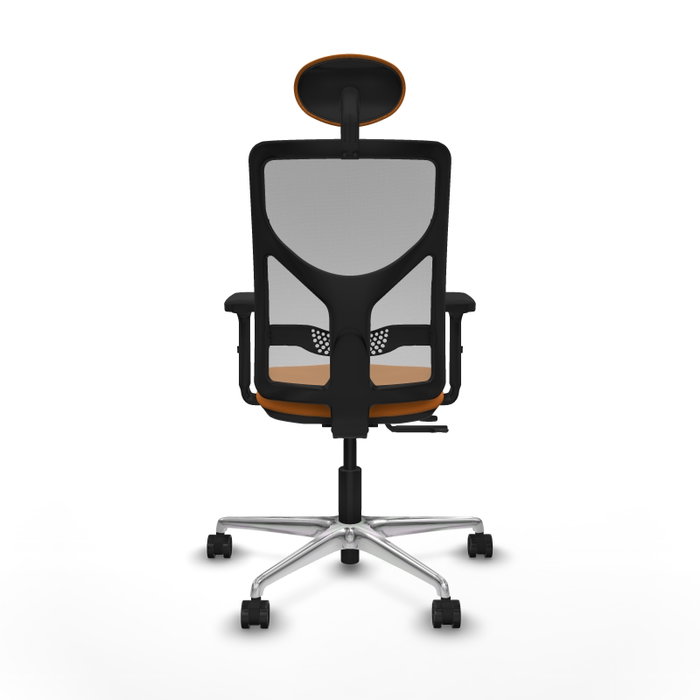 PIQUERAS Y CRESPO Silla de oficina Motilla Naranja y Gris PIQUERAS Y CRESPO Silla de oficina Motilla Naranja y Gris
