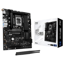 ASRock Placa Base B860 Pro-A WiFi LGA 1851 ATX DDR5 HDMI/DP Wi-Fi 6E Bluetooth 5.3 para PC