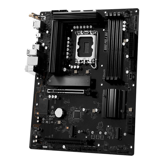 ASRock Placa Base B860 Pro-A WiFi LGA 1851 ATX DDR5 HDMI/DP Wi-Fi 6E Bluetooth 5.3 para PC