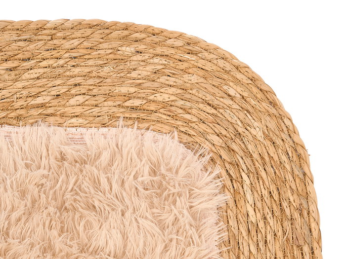 GIFTDECOR Alfombra de Yute Antideslizante Rectangular Beige 120x80cm GIFTDECOR Alfombra de Yute Antideslizante Rectangular Beige 120x80cm