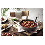 Ballarini 75002-811-0 Salina Sarten/Servierpfanne con Tapa de Vidrio 24 cm, Antiadherente Granito/Titanio 6 Capas, para Inducción