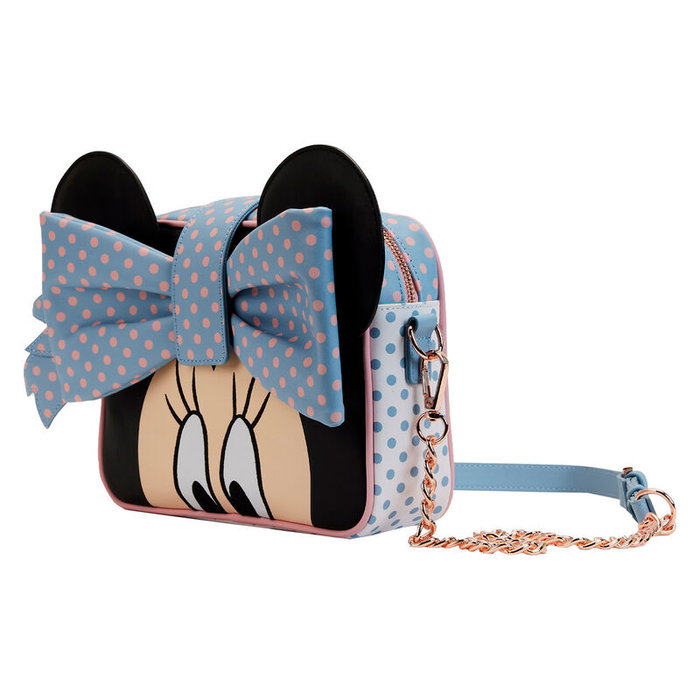 Loungefly Bolso Crossbody Pastel Polka Dot Minnie Mouse Disney 22,5x16,25x6,25cm
