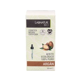 LABNATUR BIO Aceite de Argán Bio Puro 30ml - 100% Ecológico, Vitamina E, Regenera e Hidrata Piel y Cabello