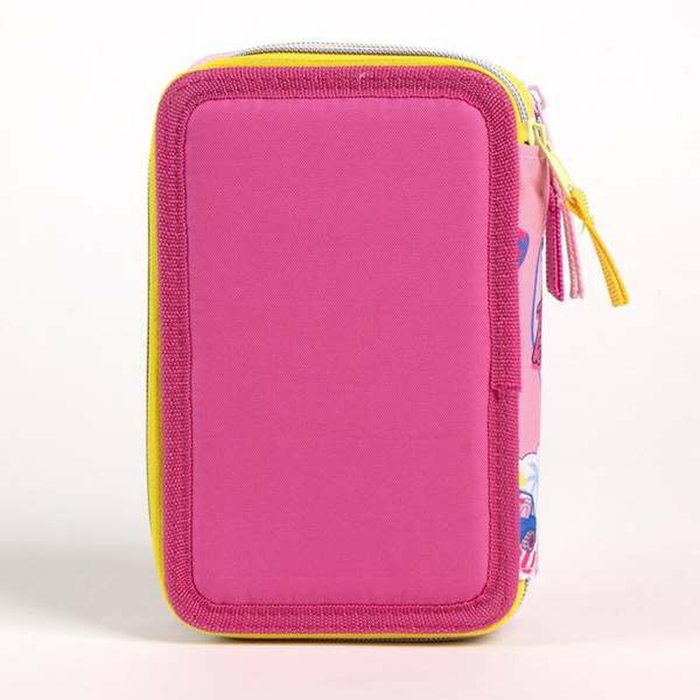 Cerdá Plumier Barbie Triple con Accesorios Fucsia