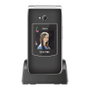 Beafon SL645 Móvil con tapa Negro, Plata