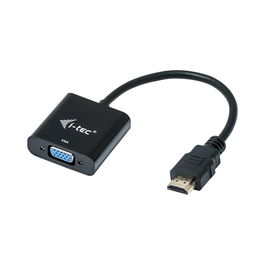 I-Tec Adaptador HDMI a VGA FHD 1080p (1920x1080) para Extender Pantalla en PC, Portátil y Dispositivos con HDMI
