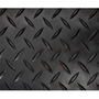 Exma Alfombra Caucho Diseño Diamantes Antideslizante 1 x 10 m Negro
