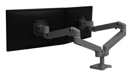 Ergotron 45-686-293 Soporte Dual LX Pro Gris Oscuro