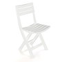 Ipae Progarden Silla plegable Birki color blanco