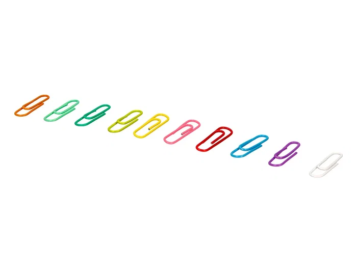 Liderpapel Clips de Colores Surtidos Nº 2, 28 mm