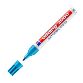 Edding Marcador Permanente 3000 Azul Claro