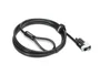 Lenovo 4XE1F30278 Cable Antirrobo Kensington con Candado de Combinación, Negro, 1.8 m