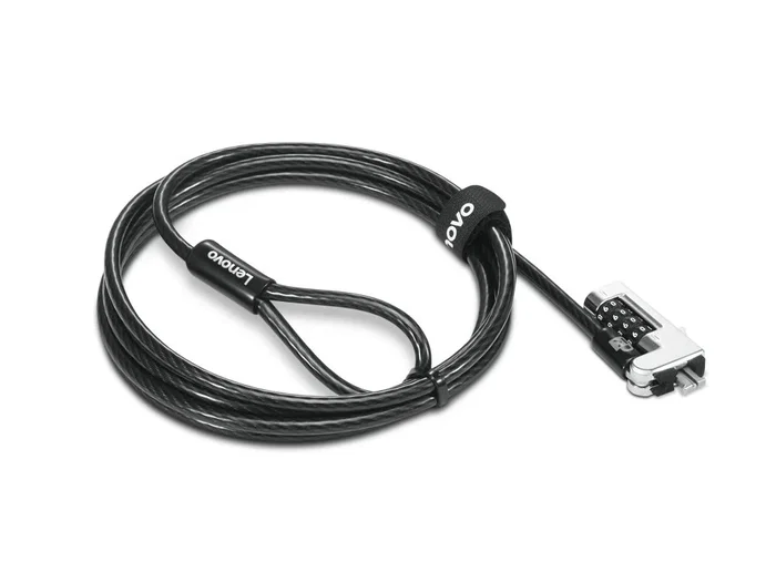Lenovo 4XE1F30278 Cable Antirrobo Kensington con Candado de Combinación, Negro, 1.8 m
