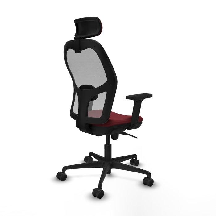 PIQUERAS Y CRESPO Silla de oficina Jorquera Granate y Gris PIQUERAS Y CRESPO Silla de oficina Jorquera Granate y Gris