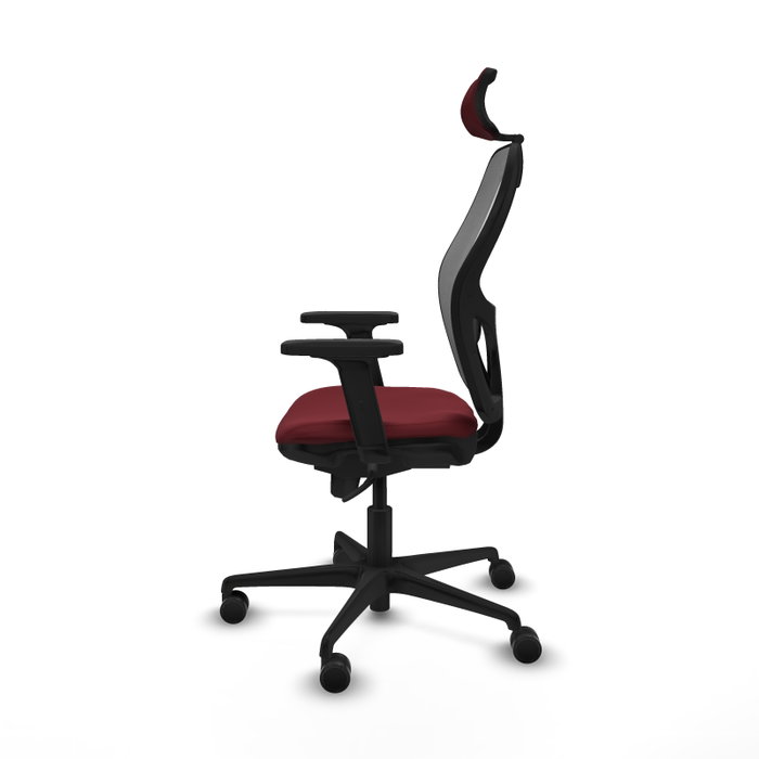 PIQUERAS Y CRESPO Silla de oficina Jorquera Granate y Gris PIQUERAS Y CRESPO Silla de oficina Jorquera Granate y Gris