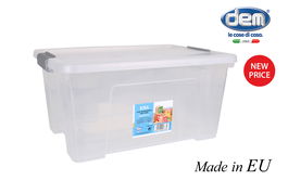 Dem Caja Almacenaje C/Tapa 15L "Kira" Medidas 40 x 28 x 19 cm (8 Unidades)