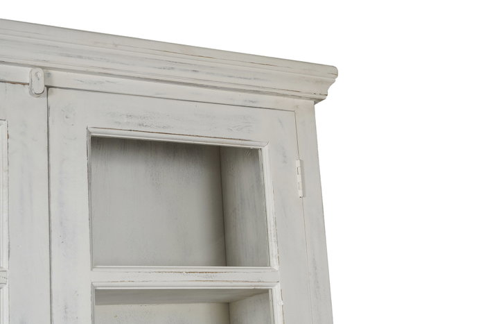 DKD Home Decor Vitrina Balines Mango Blanco 122 x 43 x 230 cm Decape