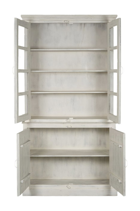 DKD Home Decor Vitrina Balines Mango Blanco 122 x 43 x 230 cm Decape