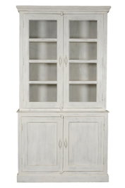 DKD Home Decor Vitrina Balines Mango Blanco 122 x 43 x 230 cm Decape