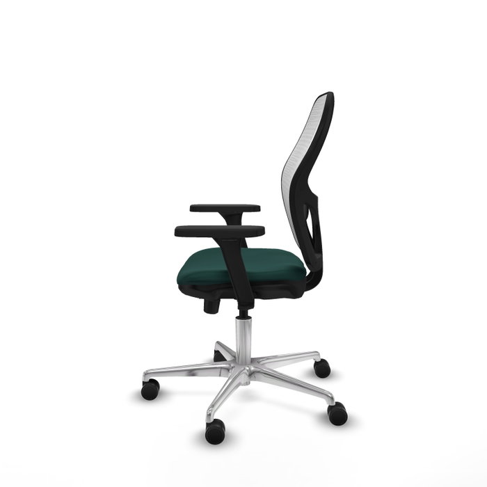 PIQUERAS Y CRESPO Silla de oficina Jorquera Verde botella y Blanco PIQUERAS Y CRESPO Silla de oficina Jorquera Verde botella y Blanco