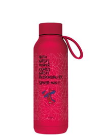 Quokka Botella Termo Spider-Man Great Power Cherry Red 510 ml