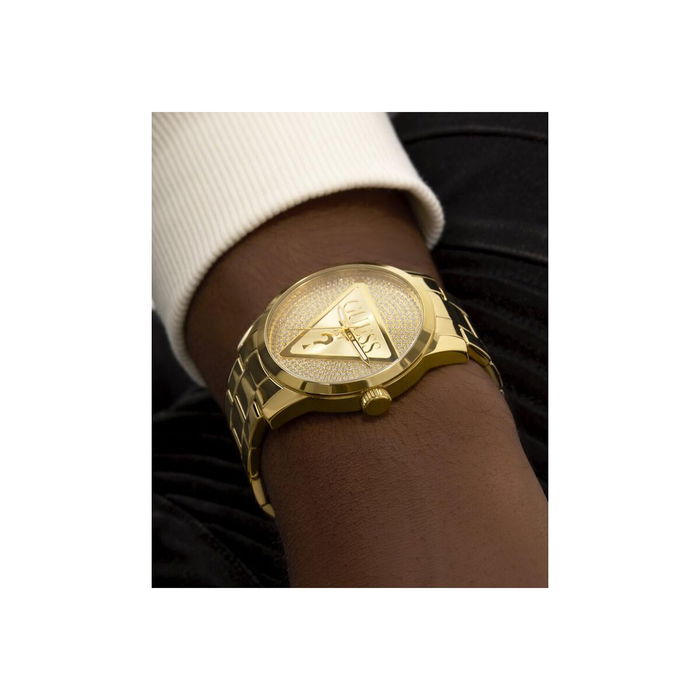 Reloj Hombre Guess BADGE Dorado