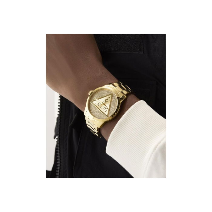 Reloj Hombre Guess BADGE Dorado