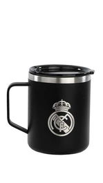 Taza Termo con Tapa Real Madrid C.F. Azul marino Acero Inoxidable