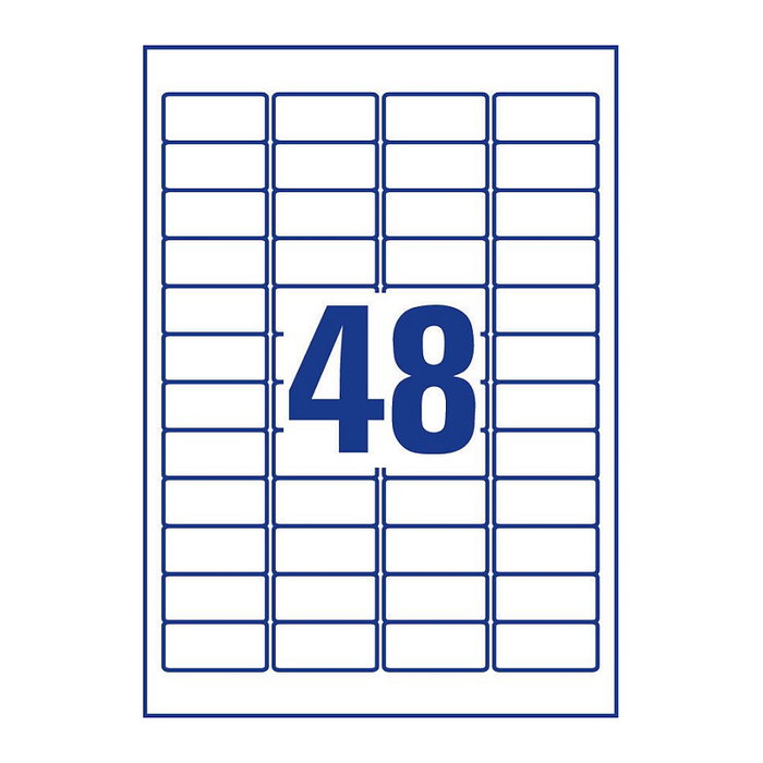 AVERY Zweckform L4736REV-25 Etiquetas Removibles Blancas 45,7 x 21,2 mm AVERY Zweckform L4736REV-25 Etiquetas Removibles Blancas 45,7 x 21,2 mm