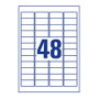 AVERY Zweckform L4736REV-25 Etiquetas Removibles Blancas 45,7 x 21,2 mm
