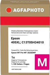 Agfa Photo Cartucho de Tinta Magenta APET405XLMD