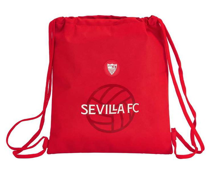 Bolsa Mochila con Cuerdas Sevilla Fútbol Club Rojo 35 x 40 x 1 cm