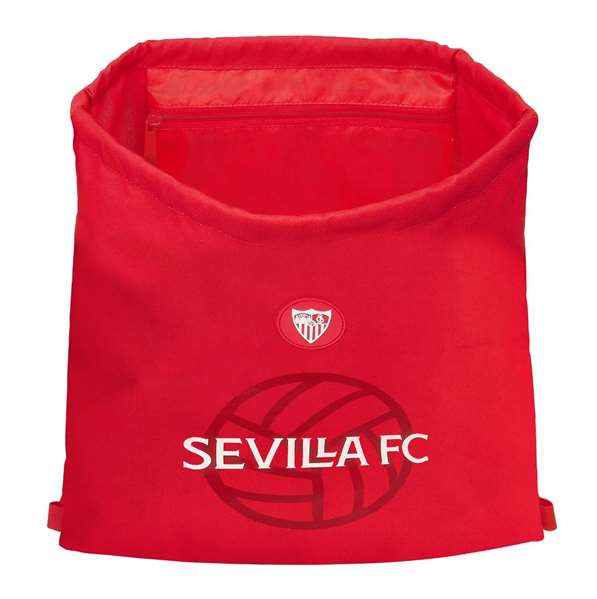 Bolsa Mochila con Cuerdas Sevilla Fútbol Club Rojo 35 x 40 x 1 cm