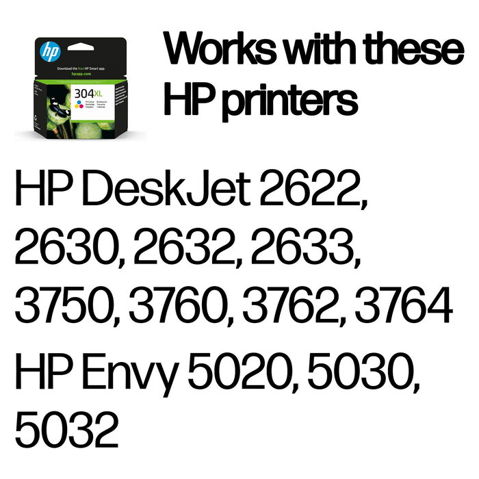 HP 304XL Cartucho de Tinta Tri-Color Original