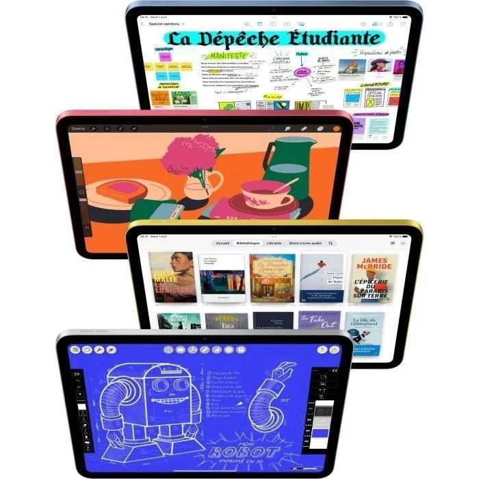 Apple iPad A16 (2025) 11" Wi-Fi + Cellular 256 GB Azul