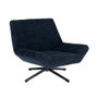 Sillón Giratorio Azul Tejido-Metal 89 X 86 X 77 cm