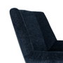 Sillón Giratorio Azul Tejido-Metal 89 X 86 X 77 cm