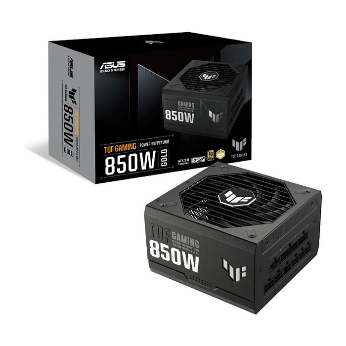 ASUS TUF Gaming 850W Fuente de Alimentación ATX 80 Plus Gold - Totalmente Modular, Certificación ATX 3.1, Negro (850 W)
