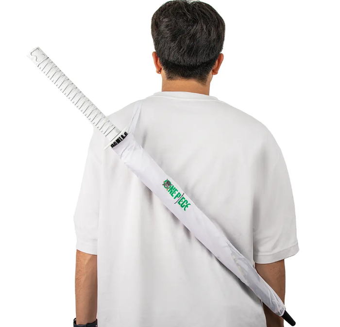 Cinereplicas Paraguas Blanco One Piece Zoro Wado Ichimonji