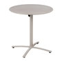 Ixia Mesa Auxiliar Plegable Taupe Acero 70 x 70 x 72 cm